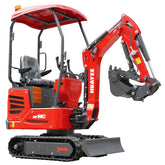 Mini Excavator with Hydraulic Thumb & Side Swing Boom - 13.5hp B&S Engine | HUAYEE HY14C